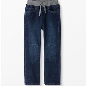 Hanna Andersson Jersey Lined Jeans 130/US 8